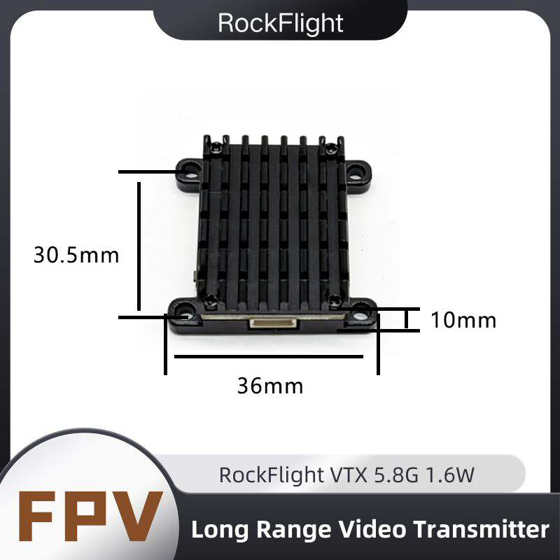 RockFlight TX663 VTX 5.8G 48CH - Drone Racing Vtx ulasan dan harga