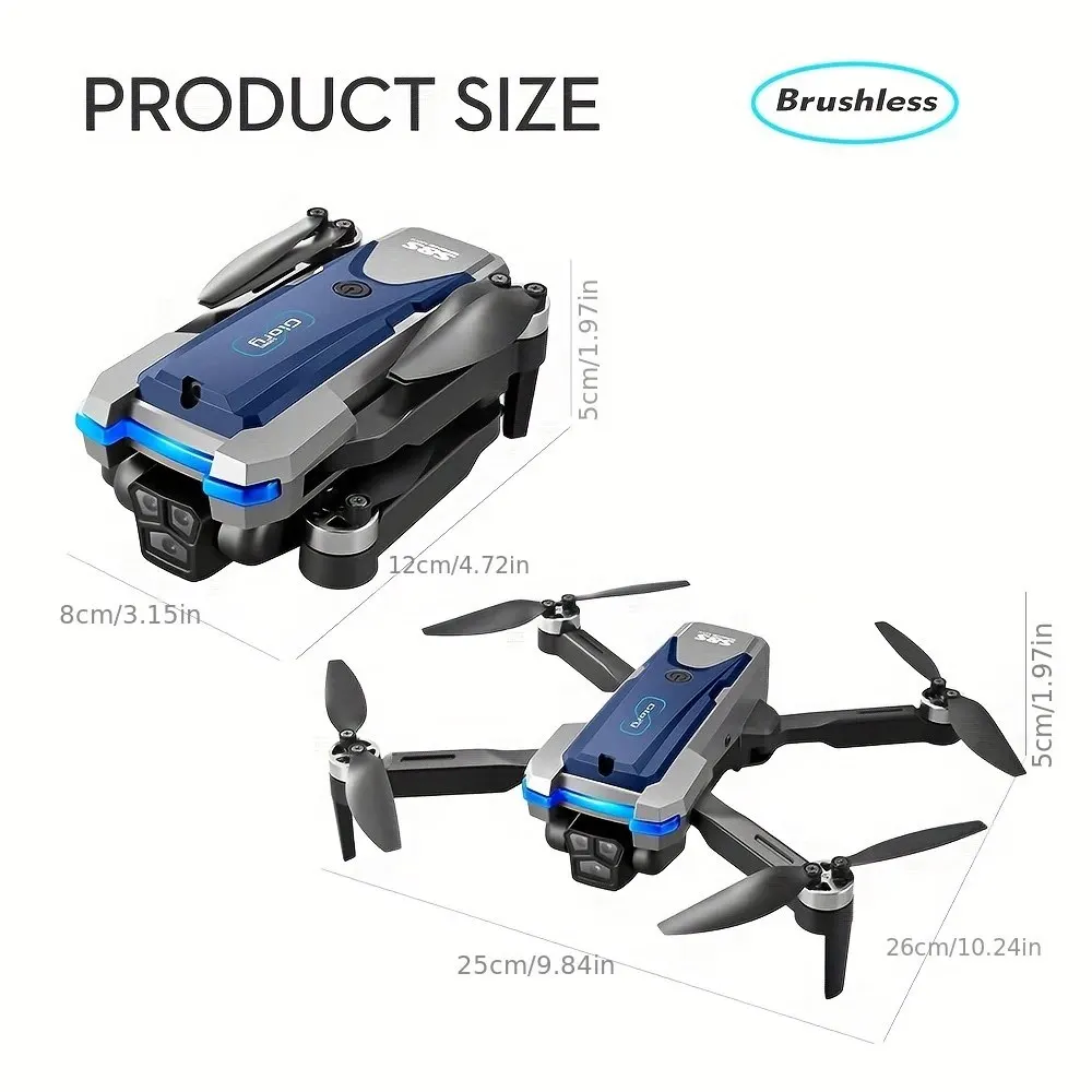S8S GPS Drone 5G Wifi 8K HD Du - Drone Racing Camera ulasan dan harga