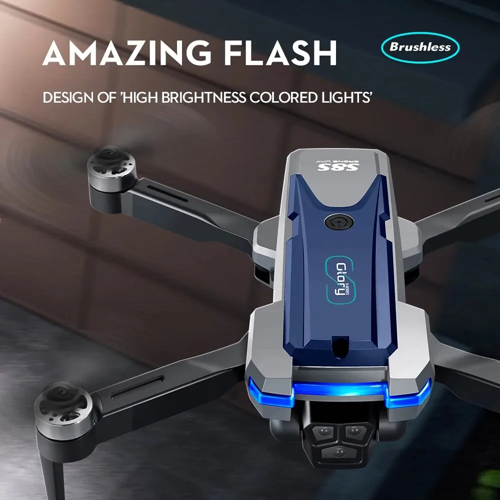 S8S GPS Drone 5G Wifi 8K HD Du - Drone Racing Camera ulasan dan harga